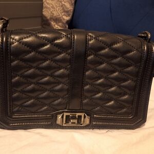 Rebecca Minkoff Black Quilted Crossbody Bag